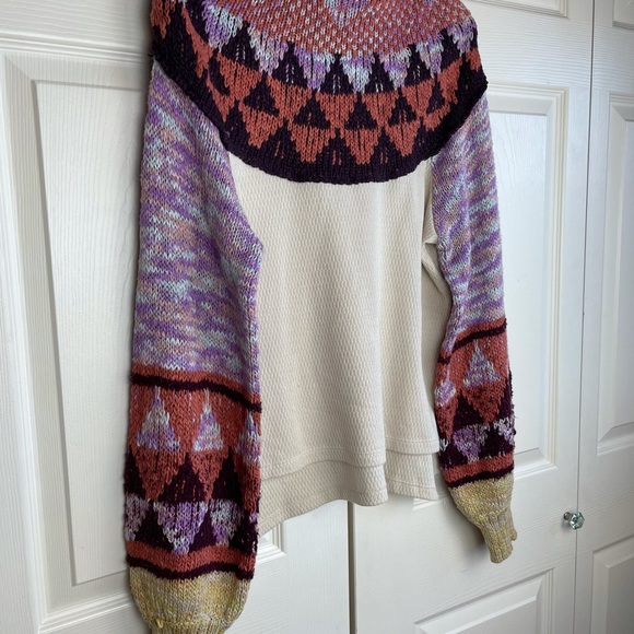 Free People Swit the Small Stuff Mock Neck Sweater - Picture 10 of 13